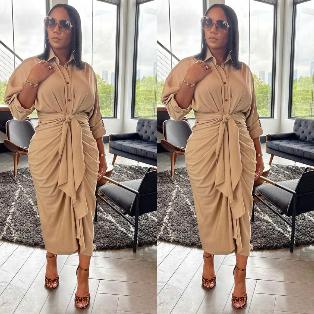 SIGNATURE || CHIC CARDIGAN DRESS