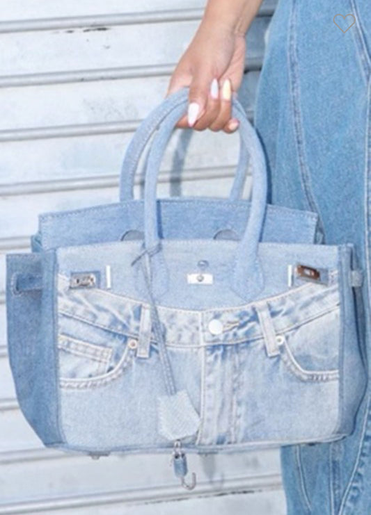 Denim Essential || Satchel Bag