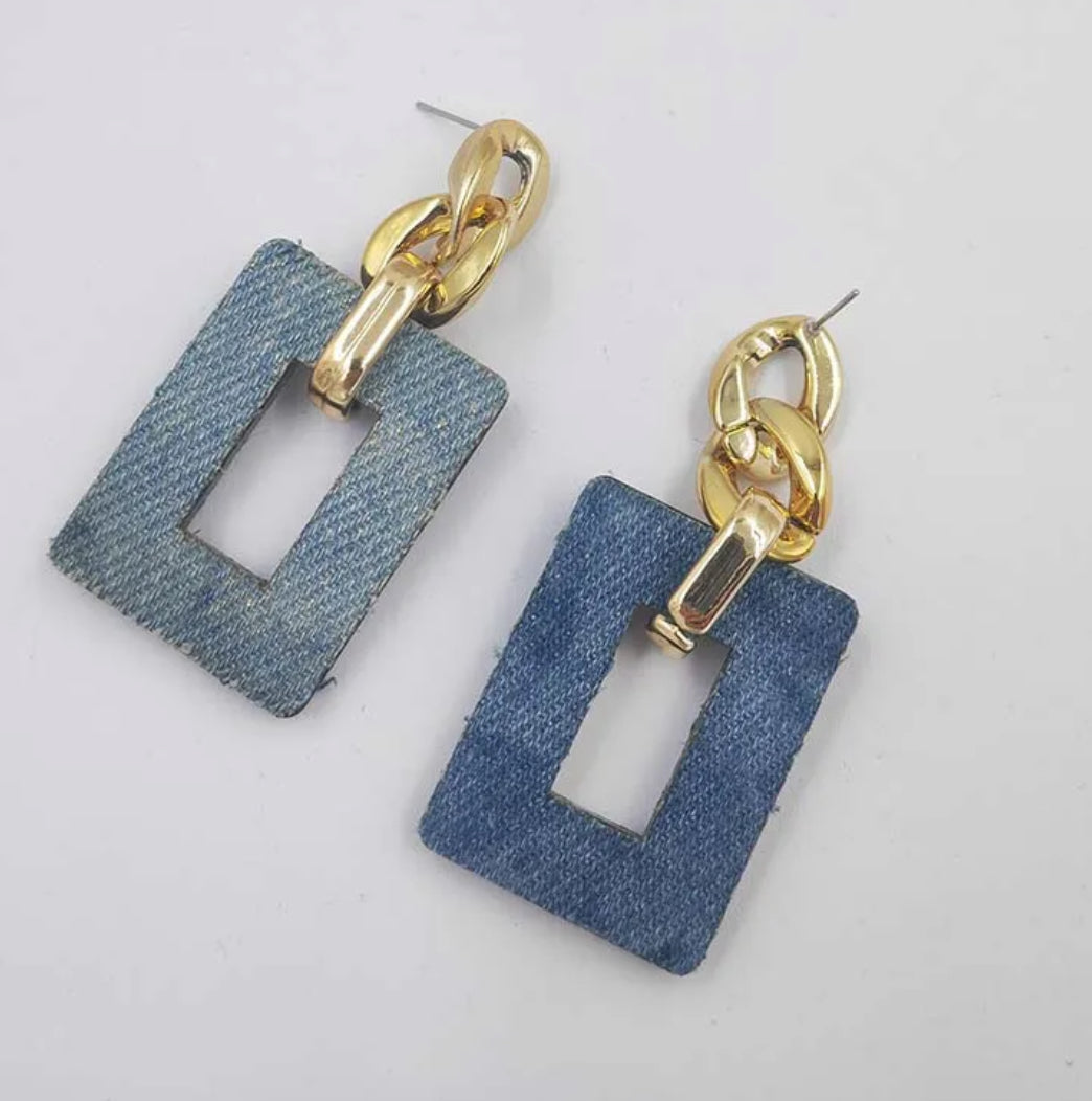 Dare to be Denim || Earrings