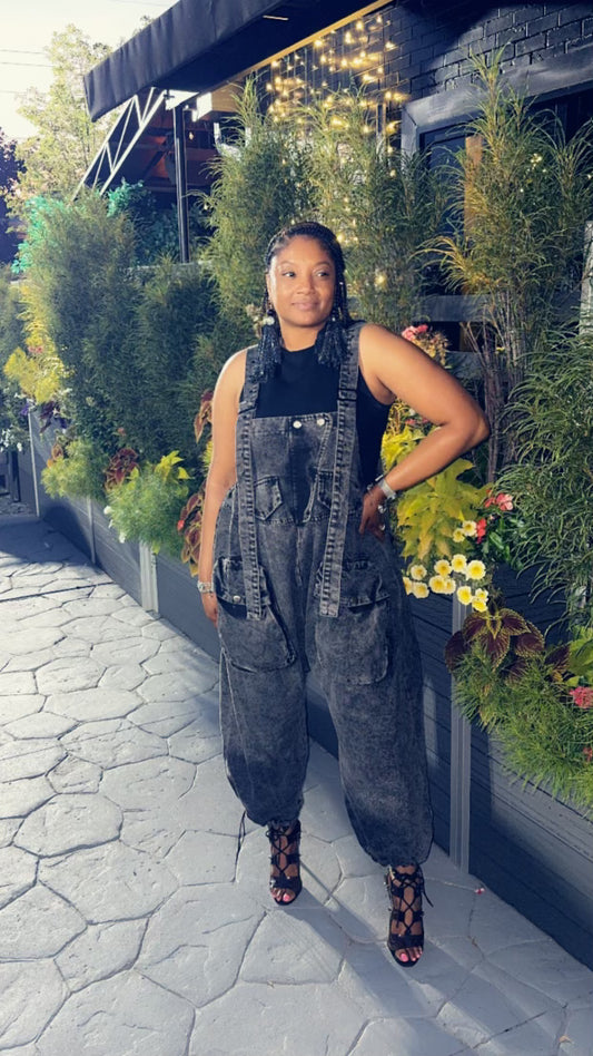 All Star || Oversized Denim Jumpsuit